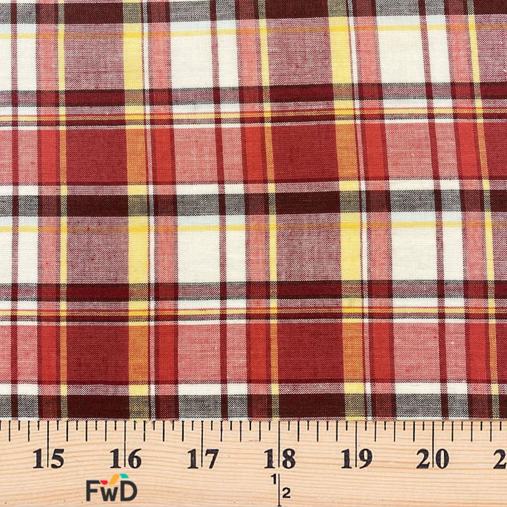 Madras Plaid Fabric (Style 15991)