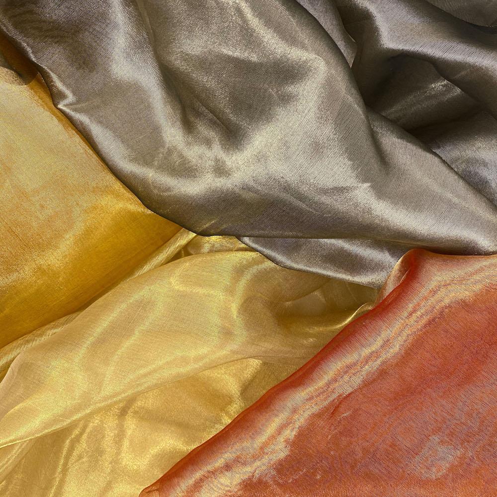 Metallic Silk Organza