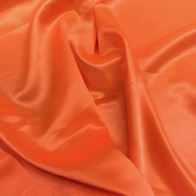 Crepe Back Satin Rod Pocket Curtains - Neon Orange