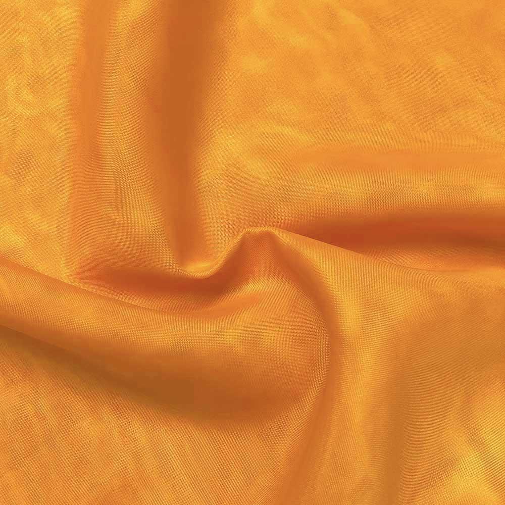 Sheer Voile Rod Pocket Curtains - Orange