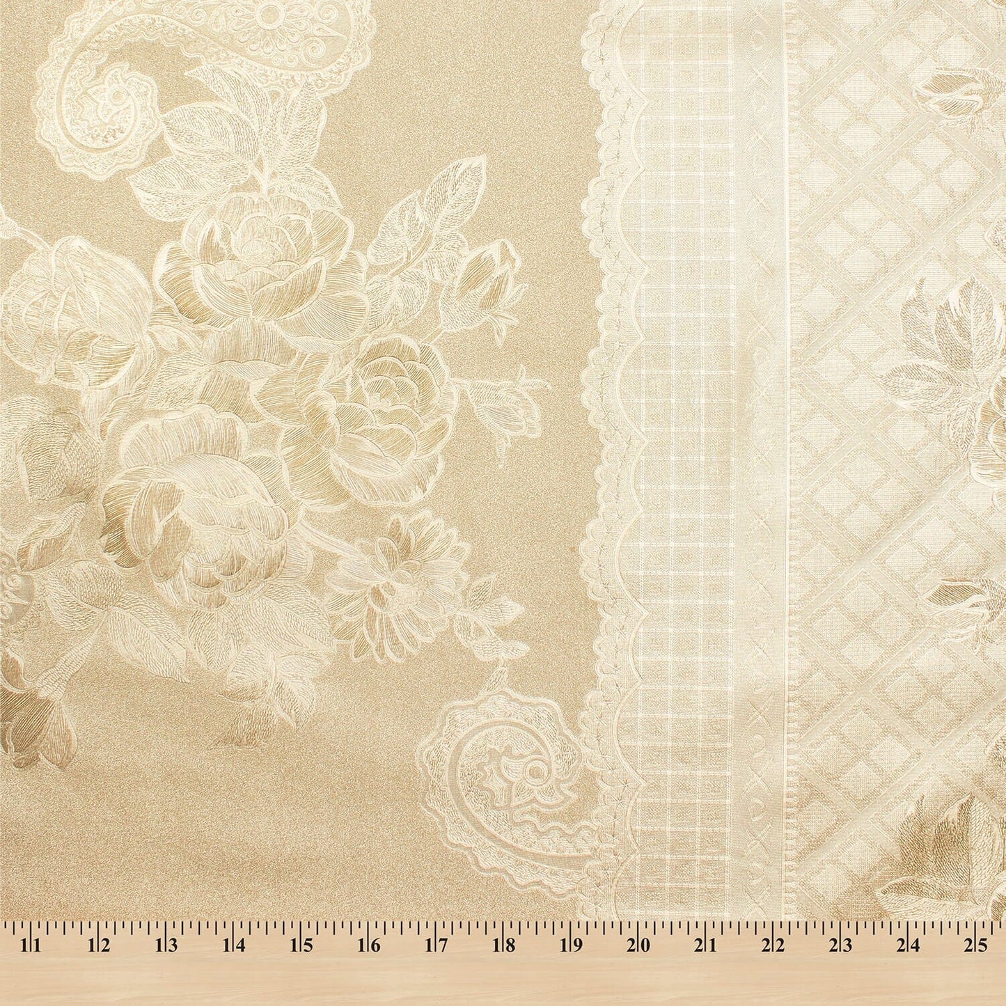 Paisley Floral Bouquet Oilcloth