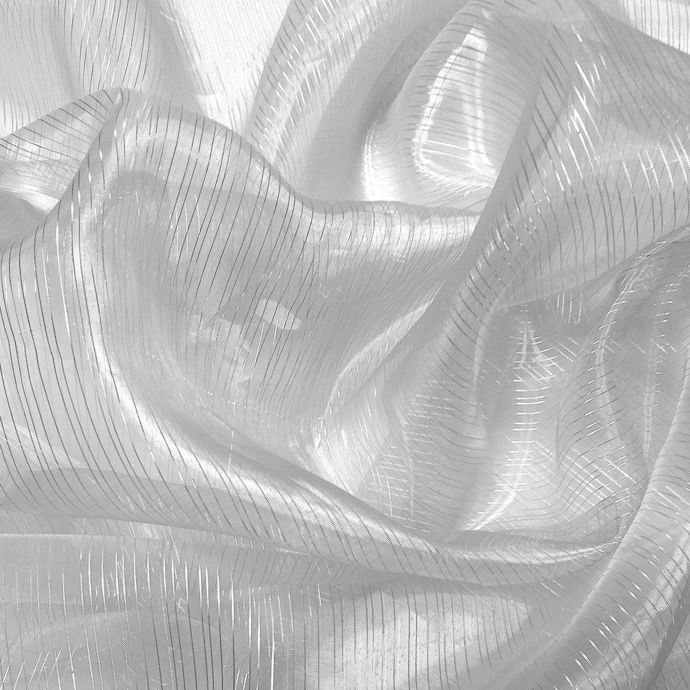 Striped Crystal Organza