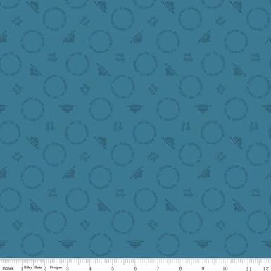 Cotton Text Toss Fabric by the Yard for Apparel and Crafts