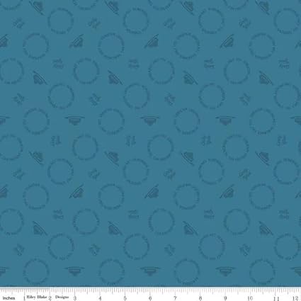 Cotton Text Toss Fabric by the Yard for Apparel and Crafts