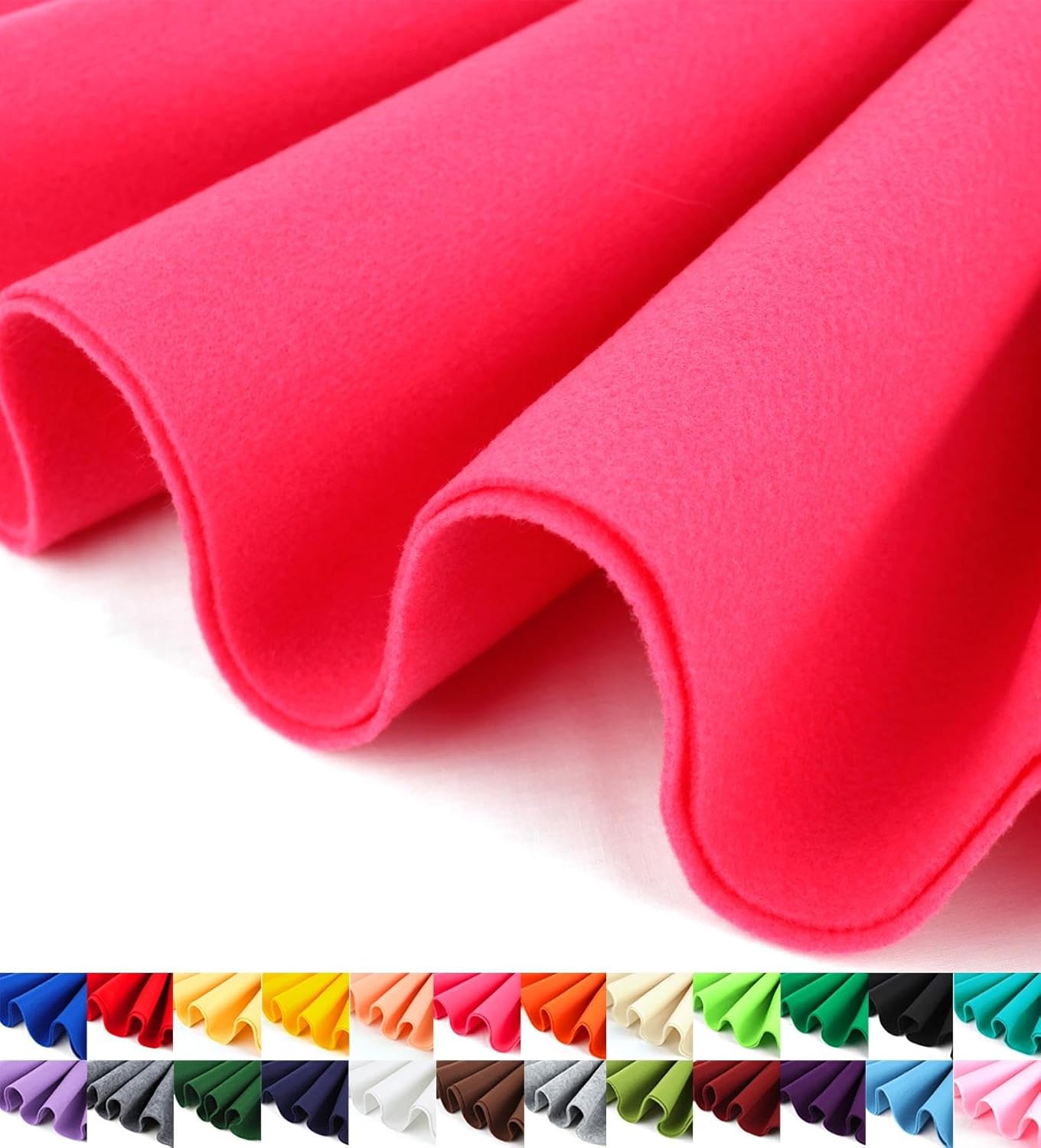Felt Fabric Acrylic & Soft for DIY Crafts and Sewing