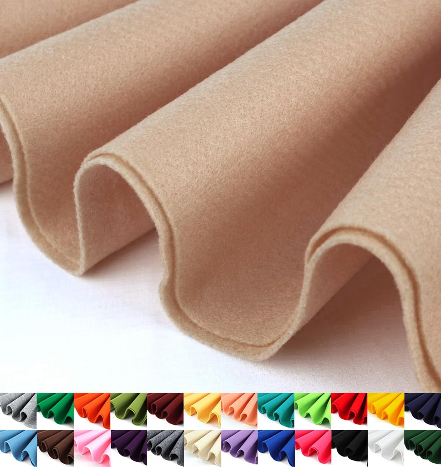 Felt Fabric Acrylic & Soft for DIY Crafts and Sewing