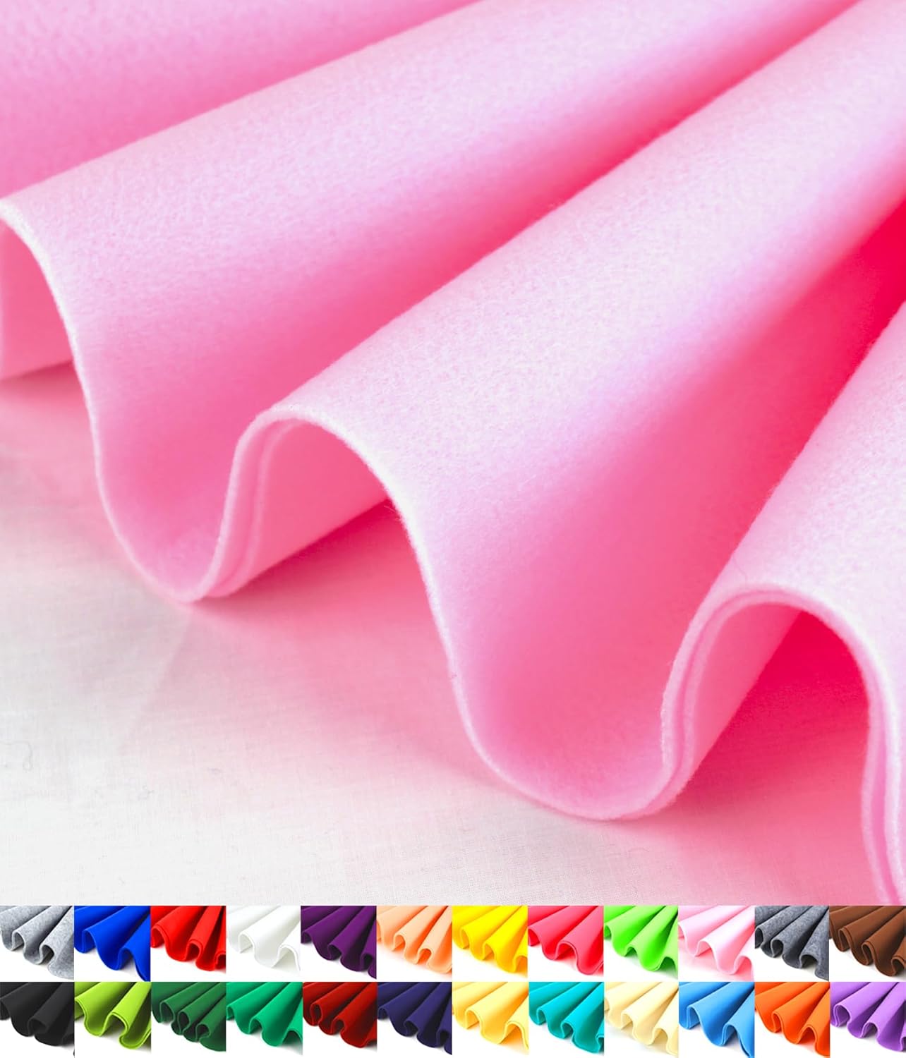 Felt Fabric Acrylic & Soft for DIY Crafts and Sewing
