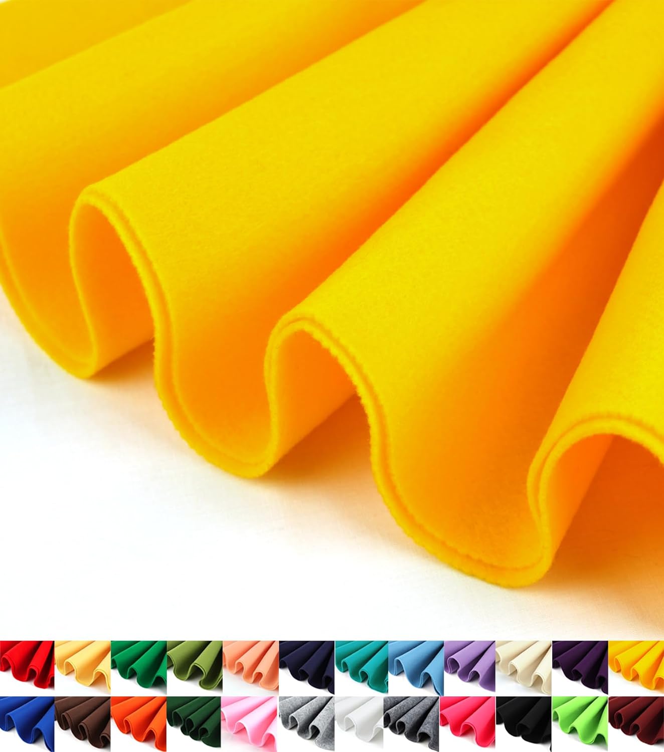 Felt Fabric Acrylic & Soft for DIY Crafts and Sewing