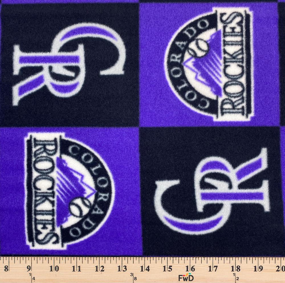 Colorado Rockies MLB Fleece Fabric