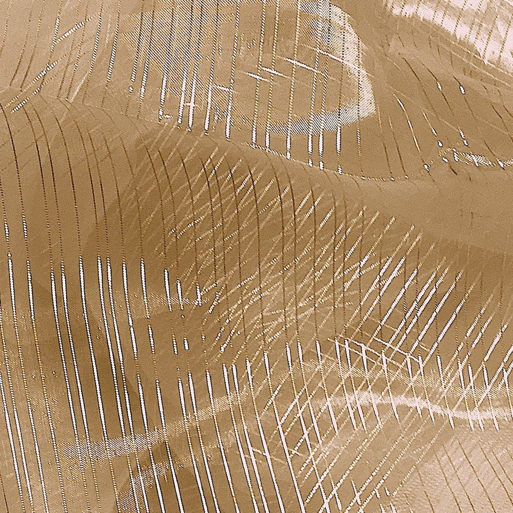 Striped Crystal Organza