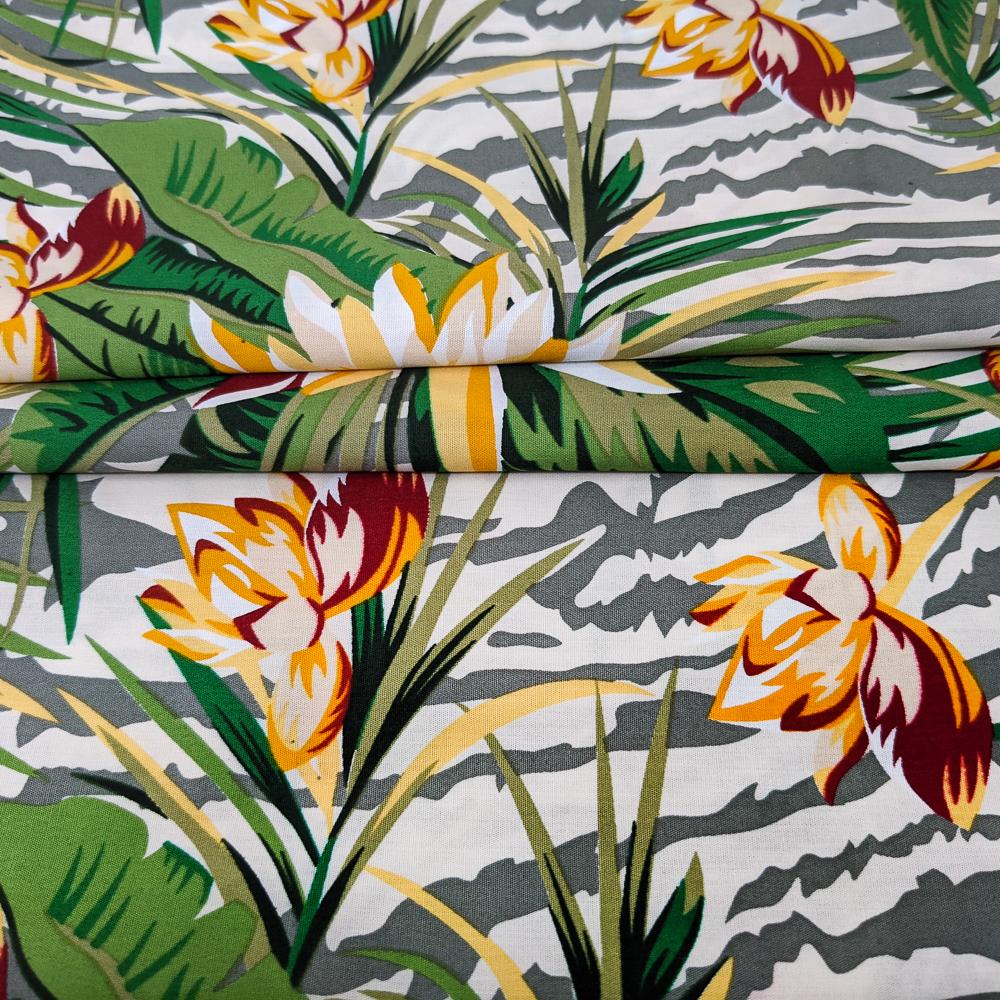 Lotus Print Cotton