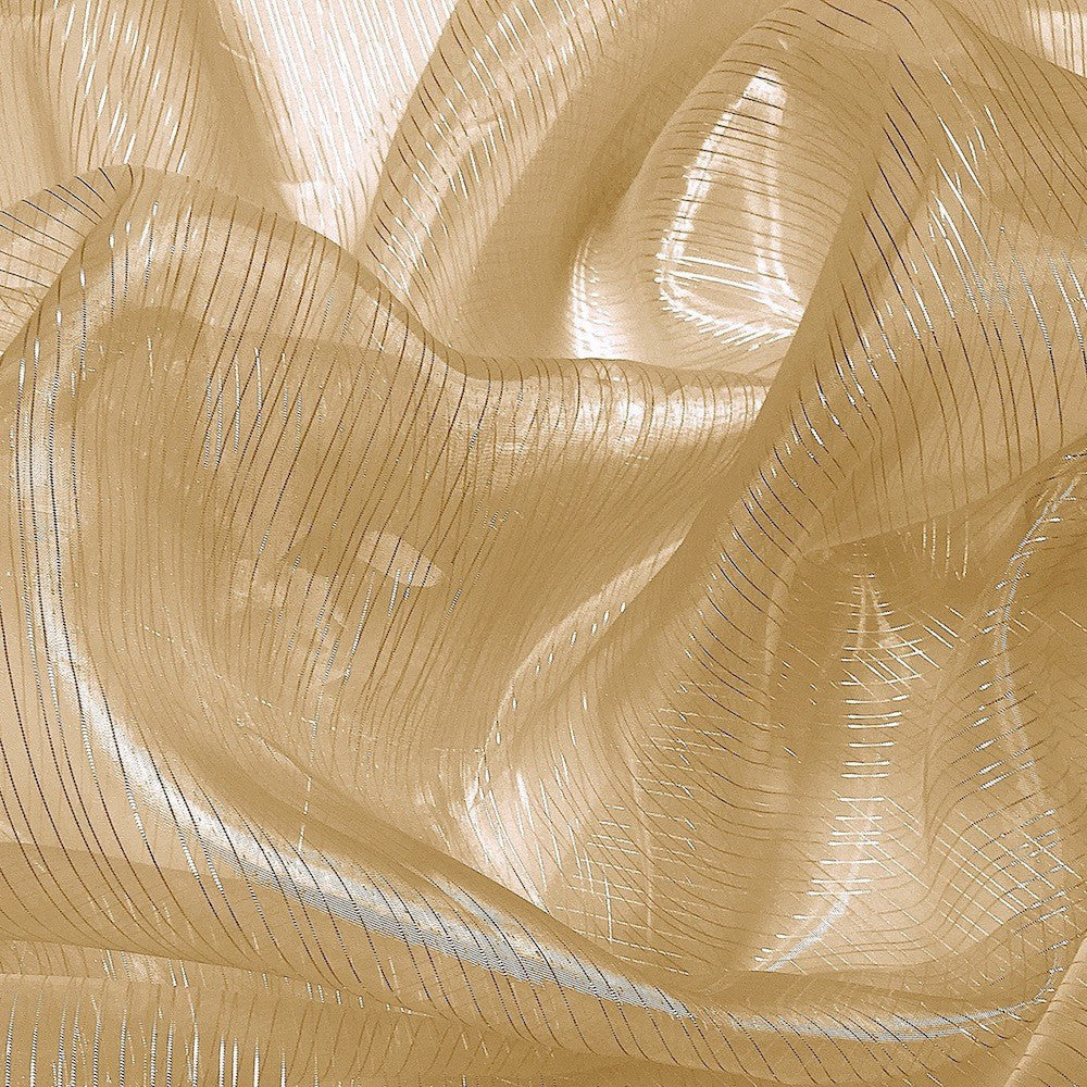 Striped Crystal Organza